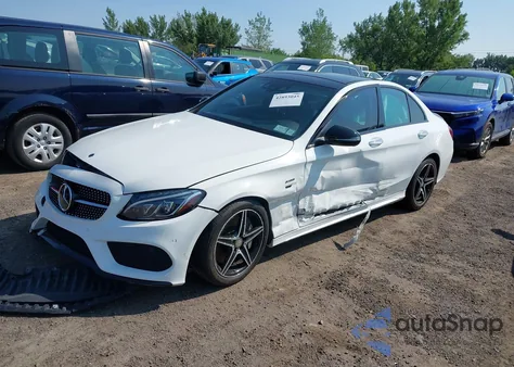 2016 Mercedes-Benz C 450 Amg 4Matic из США, поврежденный, VIN 55SWF6EB9GU148728